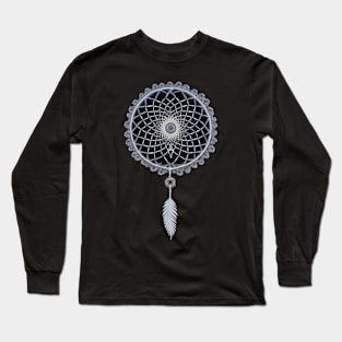 Mystical Silver Dreamscape Long Sleeve T-Shirt